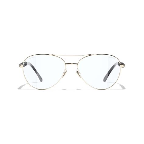 chanel ch3230 glasses|Pilot Blue Light Glasses Metal & Calfskin Light Gold .